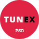 TUNEX - Music & Entertainment PSD Template - ThemeForest Item for Sale