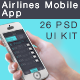 Airlines Mobile App UI - GraphicRiver Item for Sale