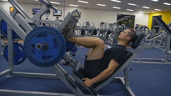 Leg Press at the Gym