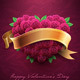 Valentine's Day Rose Heart Card Set - GraphicRiver Item for Sale