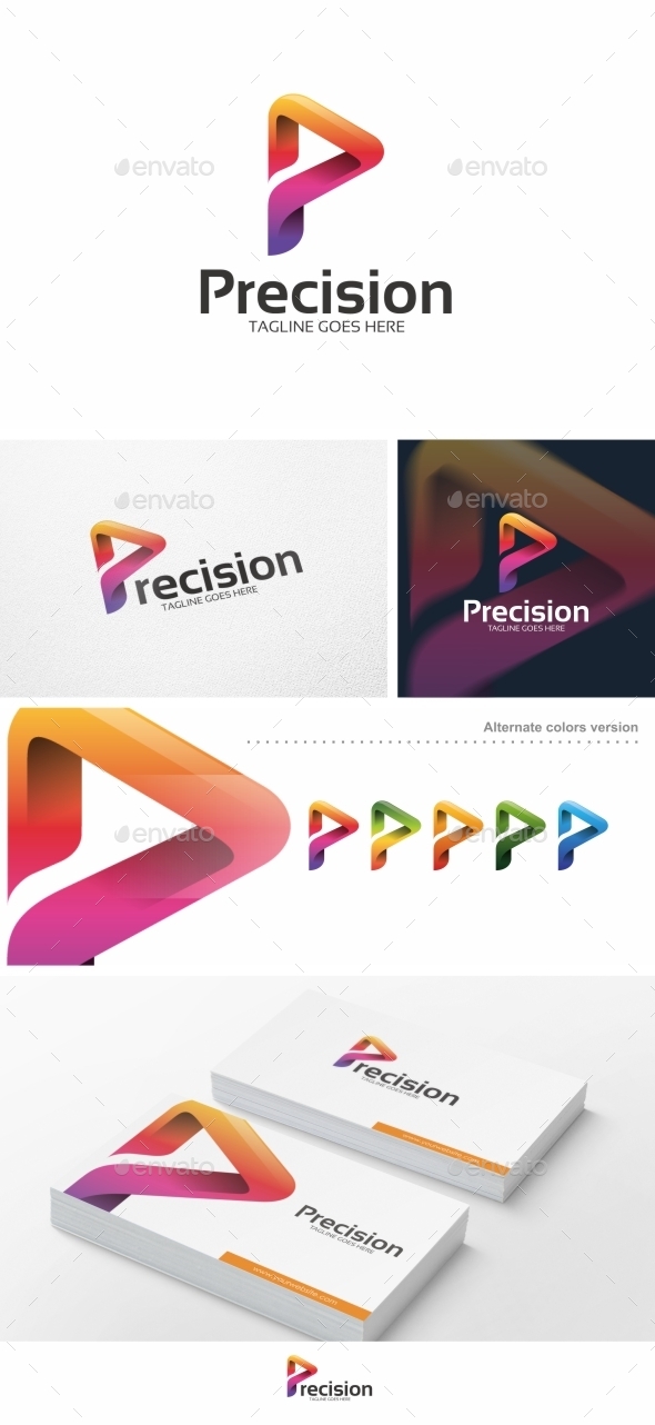 Abstract P Letter - Logo Template