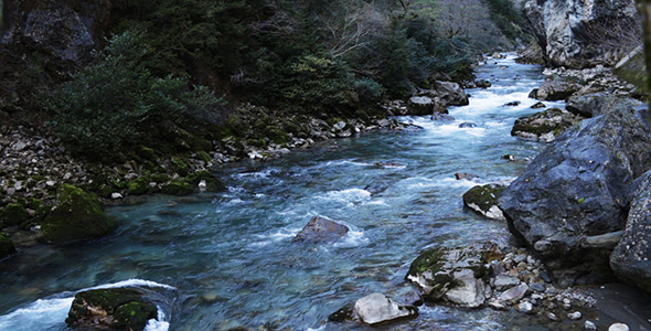 Mountain River in Gorge 4 alt
