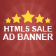 HTML5 Sale Ad Banner - CodeCanyon Item for Sale