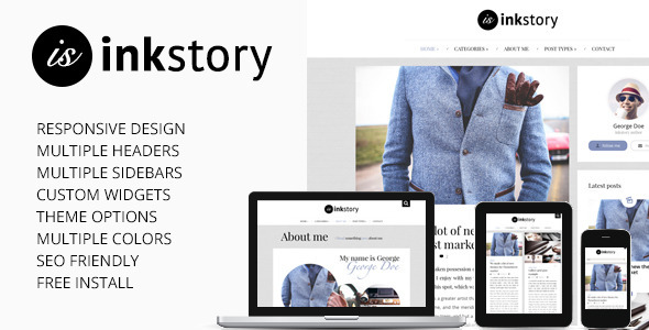 InkStory – Personal, News, Blog WordPress Theme