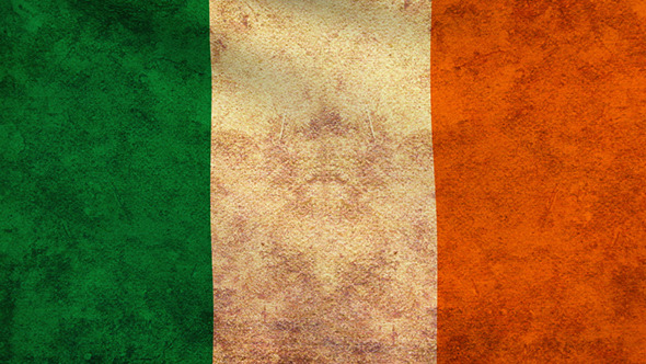 Ireland Flag 2 Pack – Grunge and Retro alt