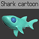 Shark Cartoon Character - 3DOcean Item for Sale