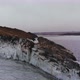 Rocks Covered with Ice Over a Frozen Lake. - VideoHive Item for Sale