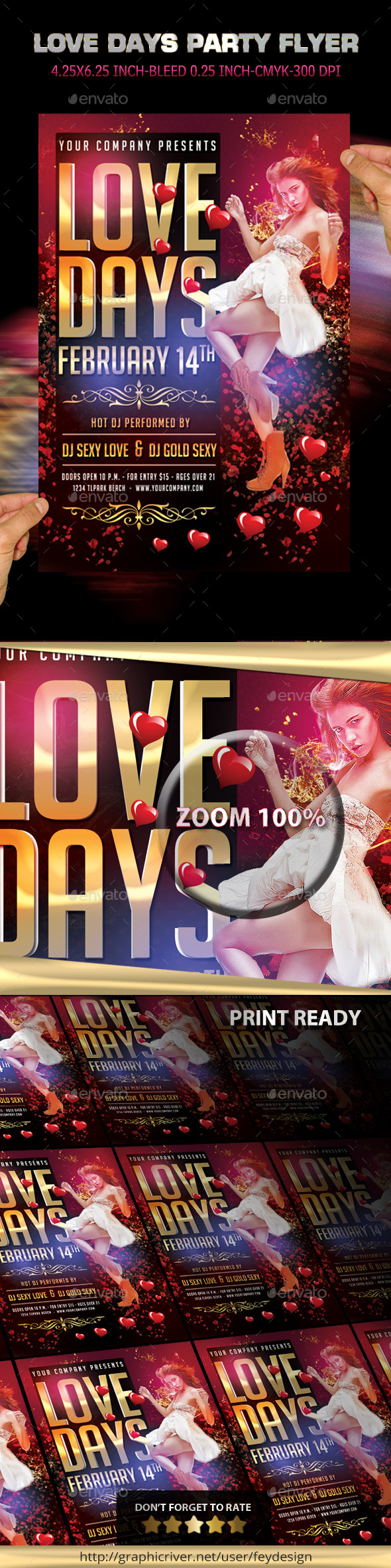 Love Days Valentine Flyer