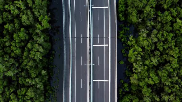 FULLHD Bali Road Bridge Aerial