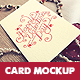 Valentine's Card Mockup - GraphicRiver Item for Sale