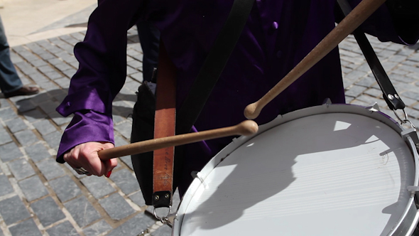 Calanda Drummers During Easter Spanish Tradition 11