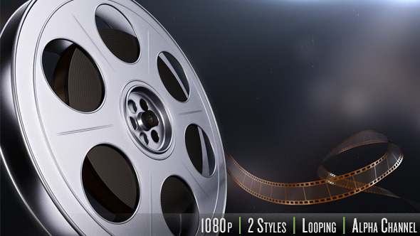 Motion Picture Film Reel - 2 Styles