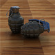 High Poly Hand Grenade - 3DOcean Item for Sale