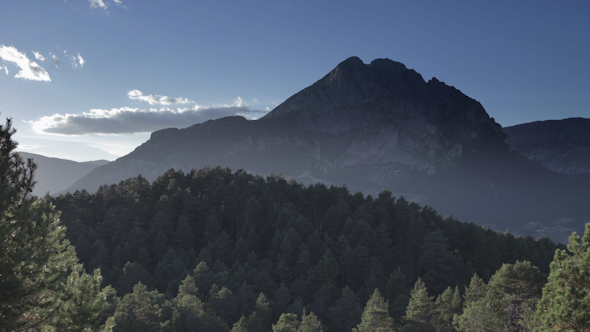 Full Moon Nighttime Timelapse Mountain Range 3