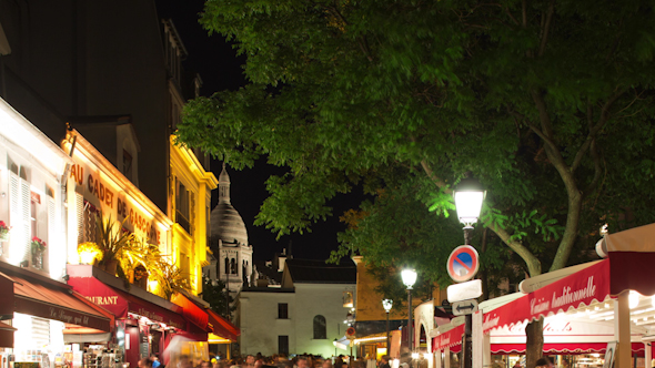 Montmartre At Night, Paris France 3