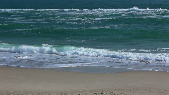 Sandy Beach and Surf