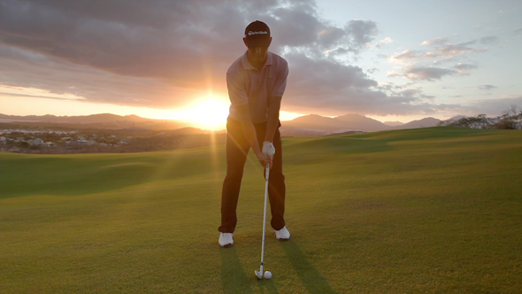 Pro Golf Swing Amazing Sunset 1 alt