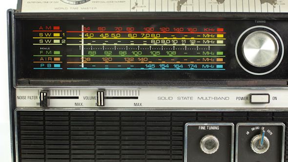 Vintage Radio Dial Frequence 3 alt
