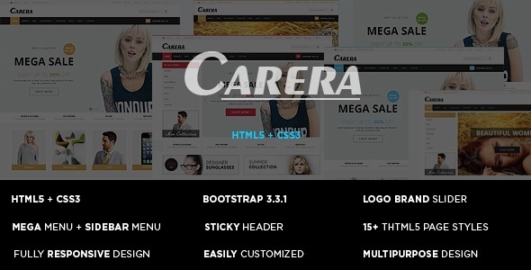 Carera - Responsive Multipurpose HTML5 Template