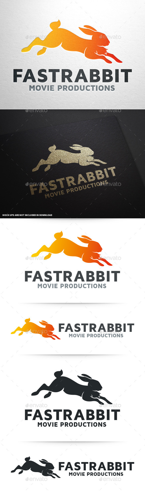 Fast Rabbit Logo Template