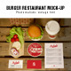 Burger Restaurant Mockup - GraphicRiver Item for Sale