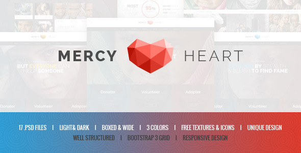 Mercy Heart - Charity PSD Template