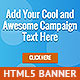 Cool Advertising HTML5 Animated Banner - CodeCanyon Item for Sale