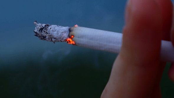 Smoking a Cigarette
