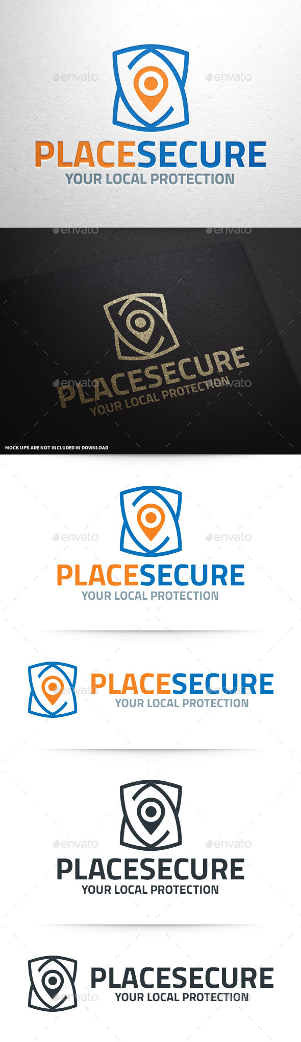 Place Secure Logo Template