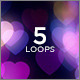 Colorful Heart Bokeh Loops (5-Pack) - VideoHive Item for Sale