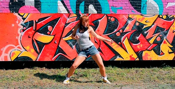 Girl Dancing On The Street 5 alt