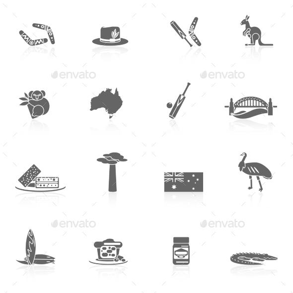 Australia Icons Set