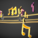 Cool Music Notes loop - VideoHive Item for Sale