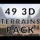 Terrain Pack 41 3D Models  - 3DOcean Item for Sale