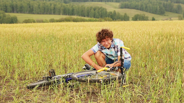 Boy With Bicycle 9 alt