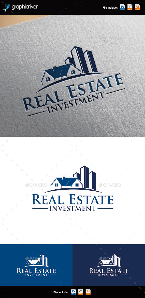 Real Estate Investment Logo Template