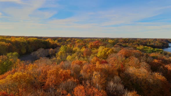 Autumn colors at its peak