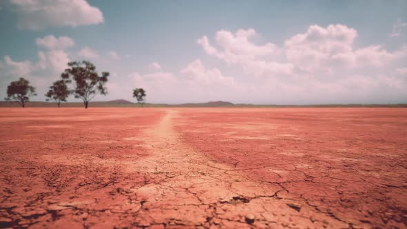 Drought Land Without Any Water