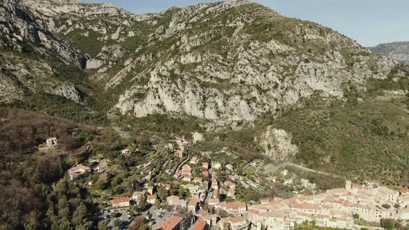 Peaceful village in the top of mountain