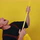 Happy Janitor in Uniform is Happy to Take on the Job of Cleaning the House - VideoHive Item for Sale