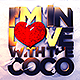 I'm in love with the Coco Flyer PSD - GraphicRiver Item for Sale