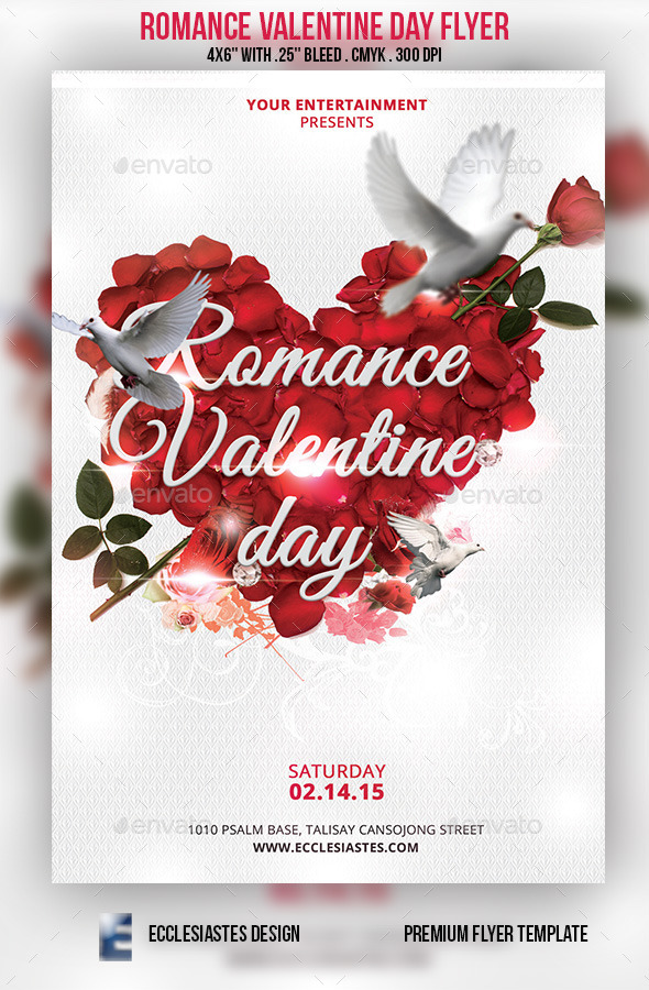 Romance Valentine Day Flyer