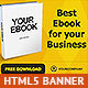Gold Ebook HTML5 Animated Banner - CodeCanyon Item for Sale