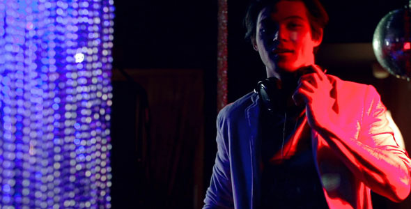 Disc Jockey at Work alt