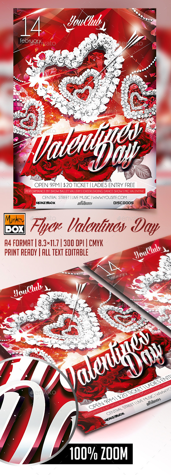 Flyer Valentines Day