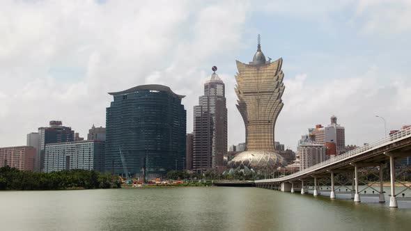 Macau Cityscape Nam Van Lake