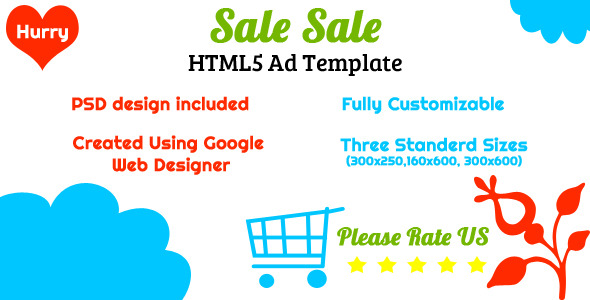 Sale - HTML5 Ad Template
