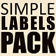 Simple Label Pack - VideoHive Item for Sale
