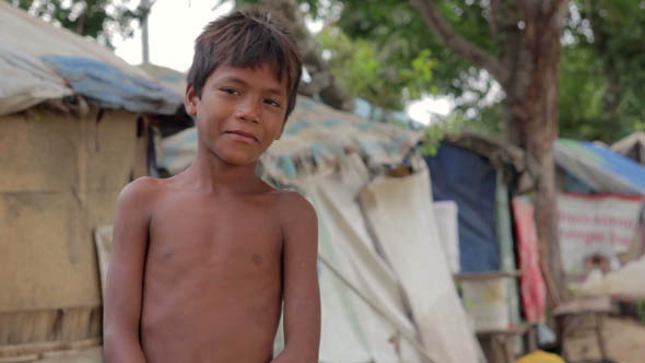 Slums At Phnom Penh City Dumping Area 18