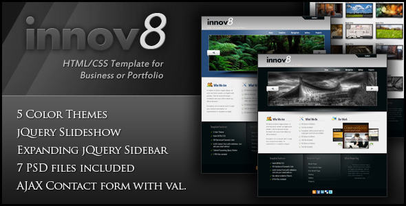 innov8 – HTML/CSS for Business or Portfolio